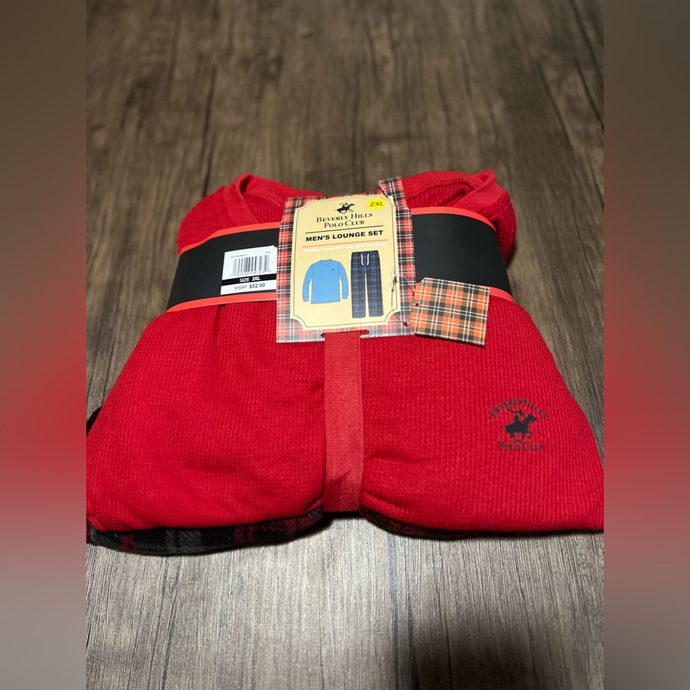 Beverly Hills Polo Club Men's Beverly Hills Polo Polar Fleece W/Thermal Top TAG